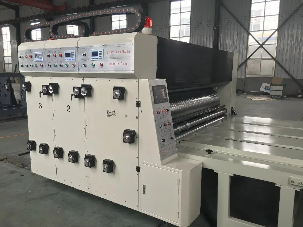 Box Packing Printing Machine Good Quality Printing Slotting Die Cutting Machine Semiautomatic Board Printing Slotting Machine view 4
