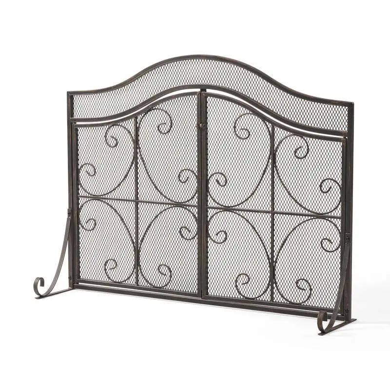 لوحة شاشة الحريق - درع أمان مدفأة مقاوم للحرارة للاستخدام المنزلي - ملحق ديكور لمنع الشرر والأجنة