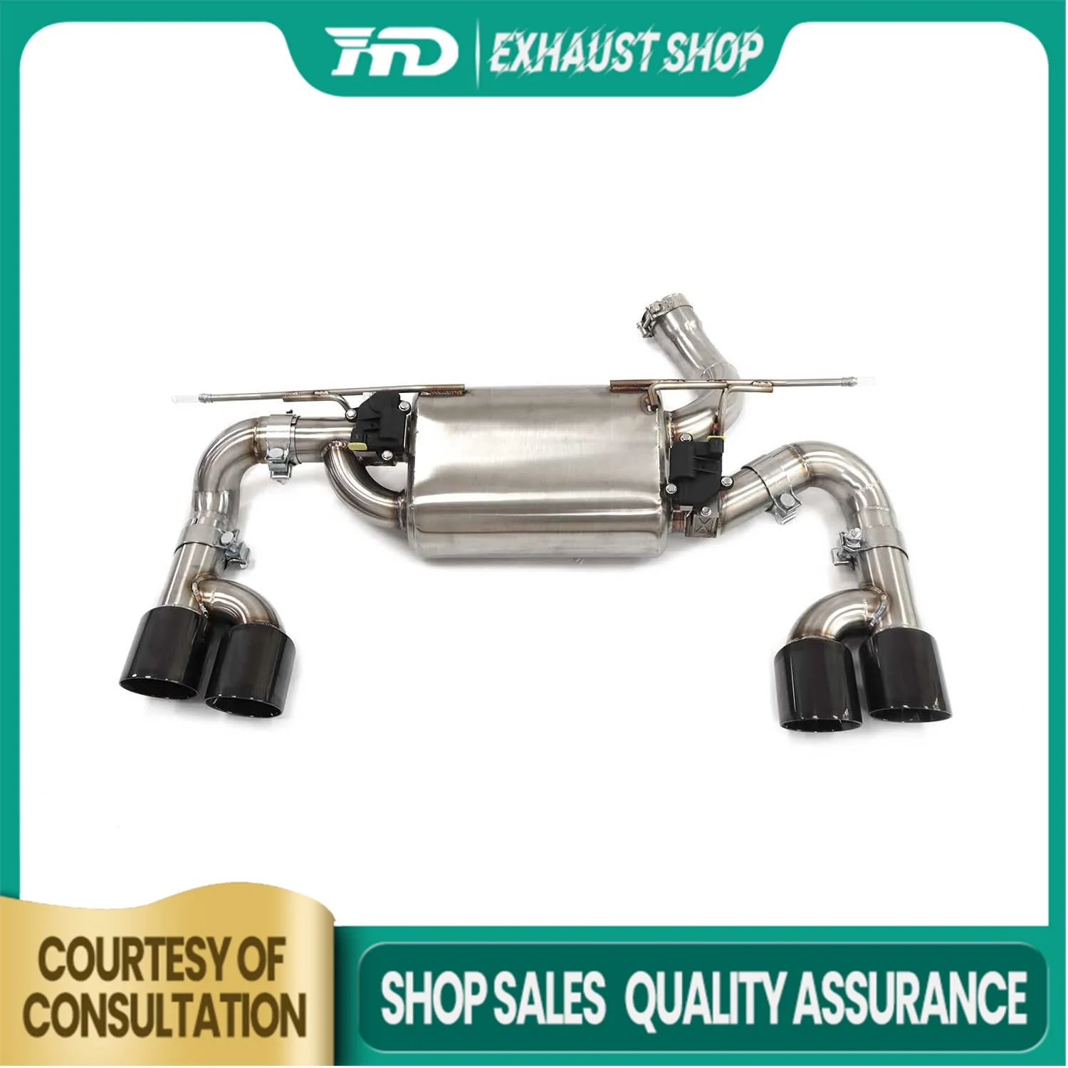 HMD Catback for BMW 220i f22 B48 2.0T Exhaust System stainless steel Performance Muffler Valve Caudal segment