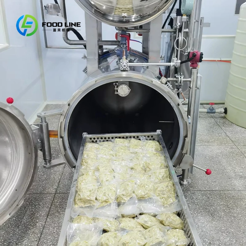 Customized Automatic Double Layer Water Bath Retort Sterilizer High Pressure Food Autoclave for Canned Meat Beverage Pouch