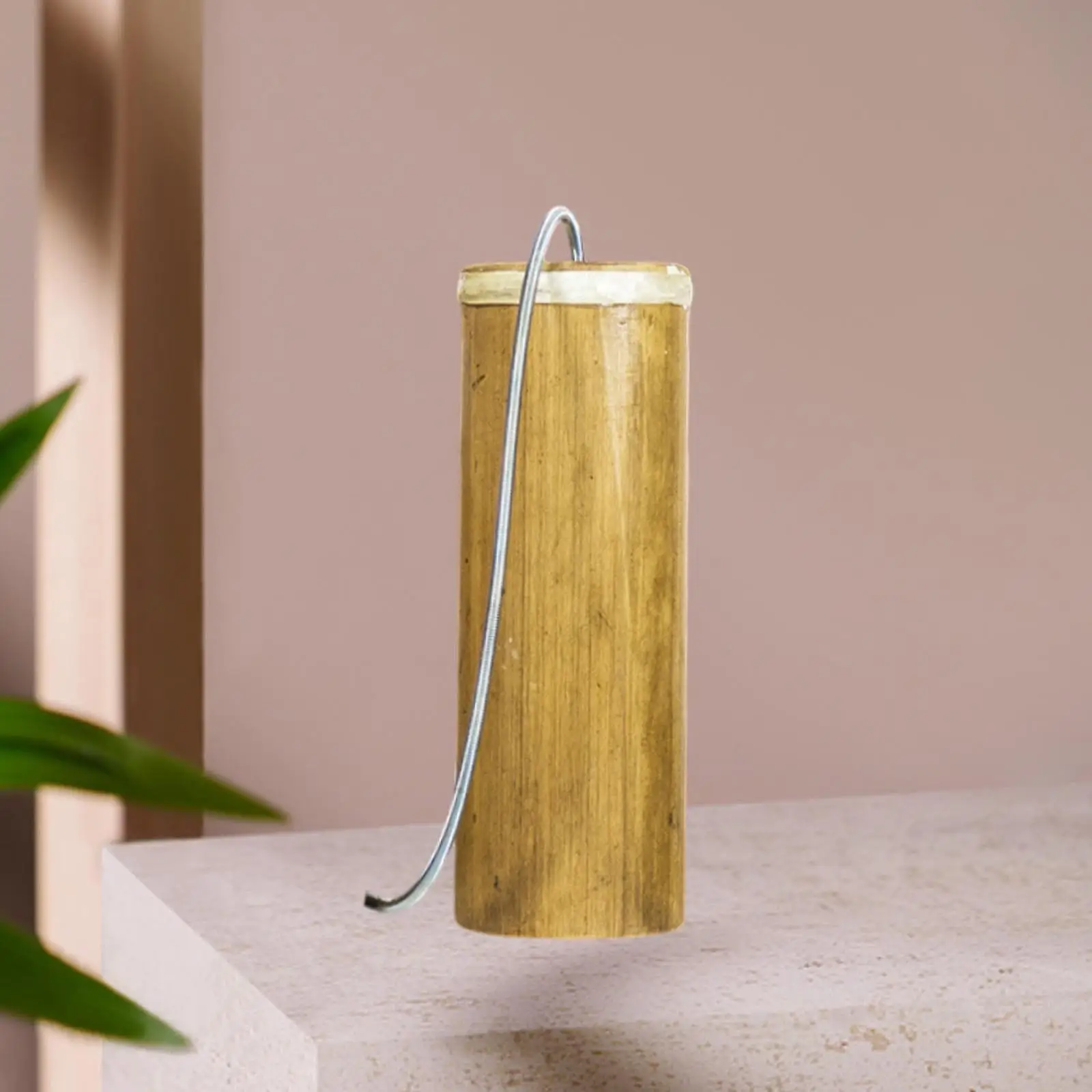 

Spring Drum Can Shaped Spring Drum Shaker Percussion Instrument for Meditation
