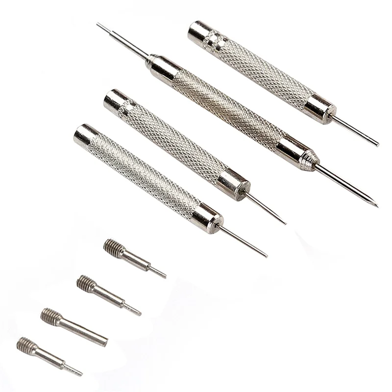 CGS-22Pcs ساعة إصلاح رابط أداة إزالة المطرقة دبابيس حزام حامل سوار سلسلة الضابط مجموعة أدوات إصلاح للرجال/النساء
