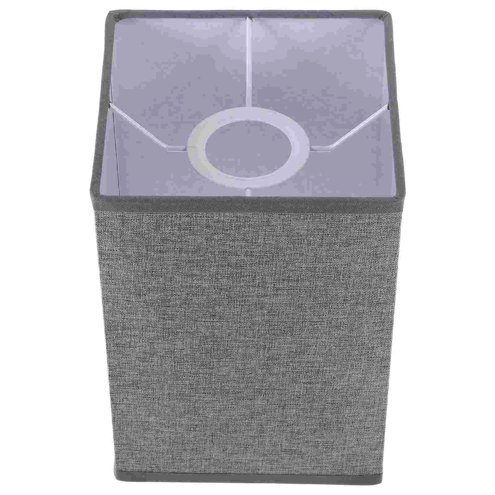 Linen Lamp Shade Rectangular Lamp Shade Fabric Lampshades Chandelier Lamp Shades Clip On Light Cover Lamp