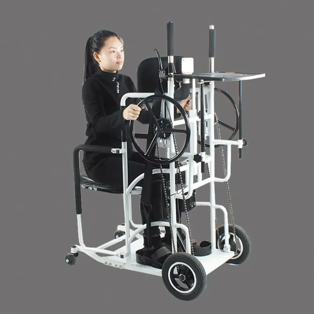 

Manual wheelchair Chinese medical roller walker upright assist walker old