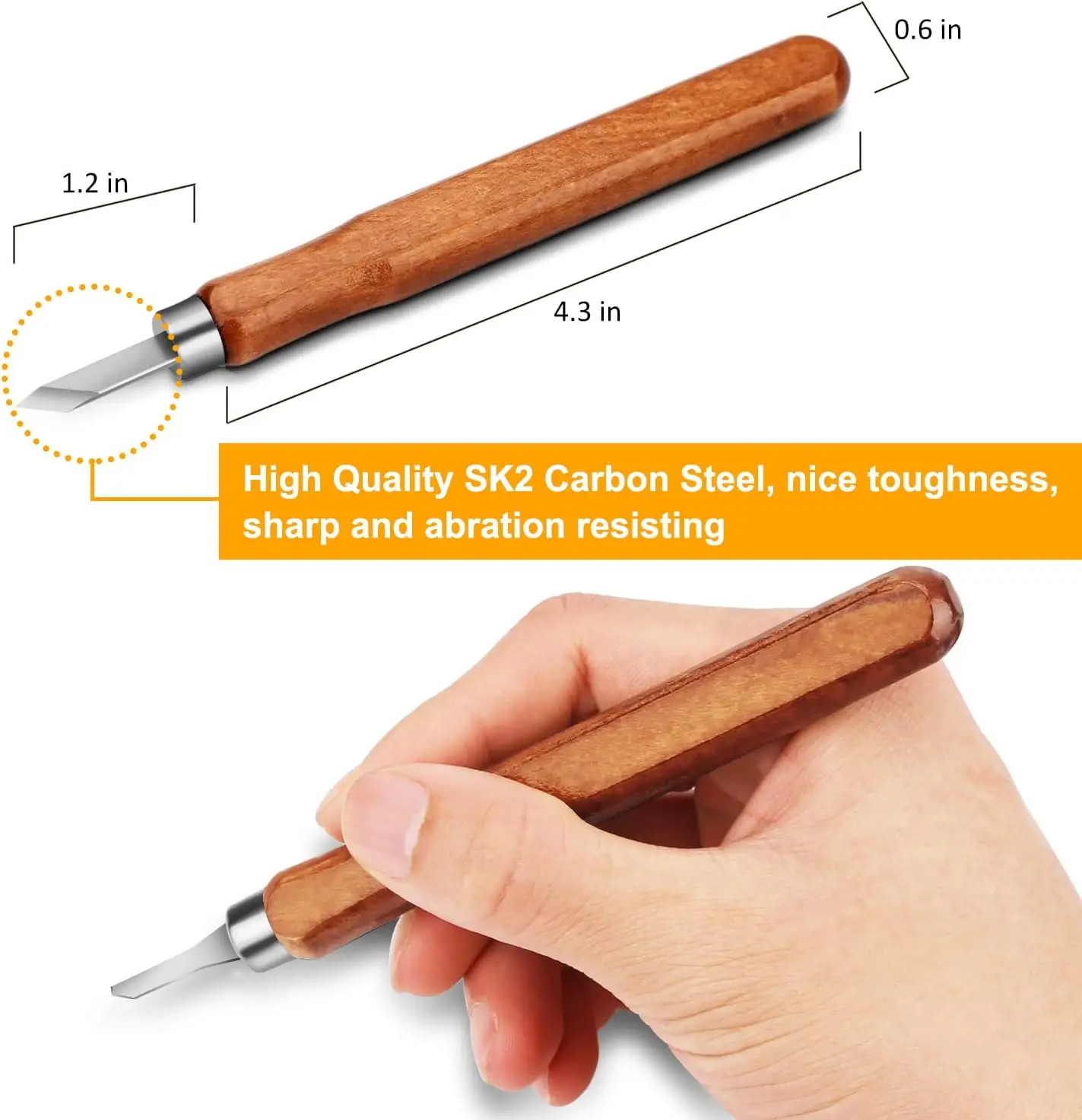 FEITA المهنية النجارة الخشب نحت إزميل سكين النحت سكين عدة للمبتدئين والمهن DIY الحرف Gouges