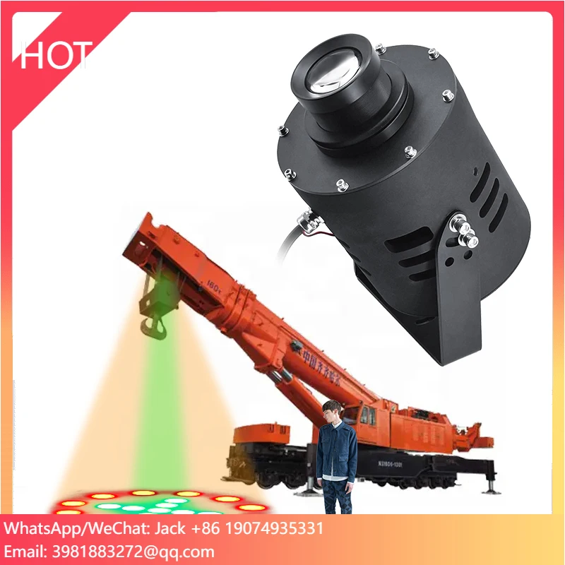 

Auto Shape Prevent Pedestrian Collision Forklift Overhead Crane Approaching Safety Warning Light For Warehouse Danger Zone