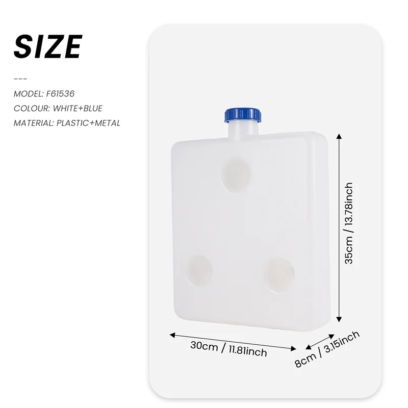 8L Ruwe Olie Lucht Standkachel Brandstoftank Benzine Bus Olie Opslag Camper Watertank Autonome Verwarming Accessoires