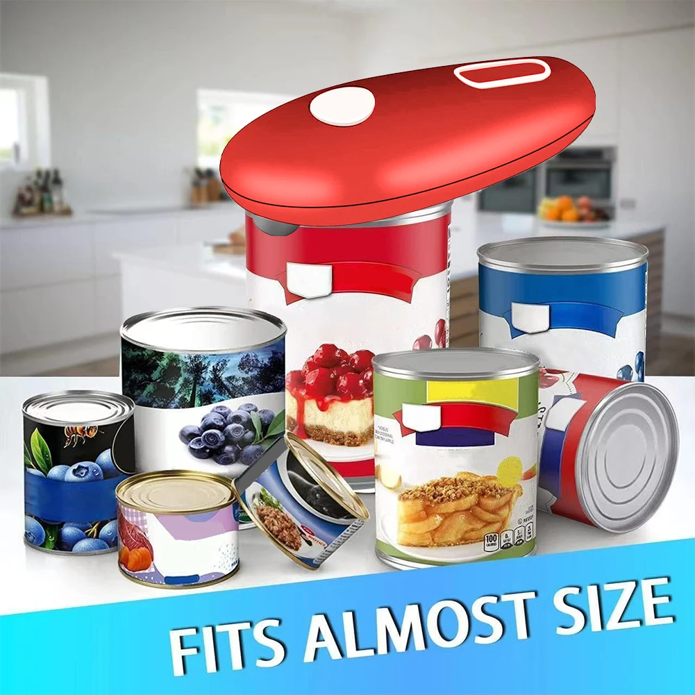 فتاحة علب كهربائية تعمل بالبطارية فتاحة علب أوتوماتيكية موفر للمساحة فتاحة غطاء محمولة لكبار السن الذين يعانون من التهاب المفاصل #3