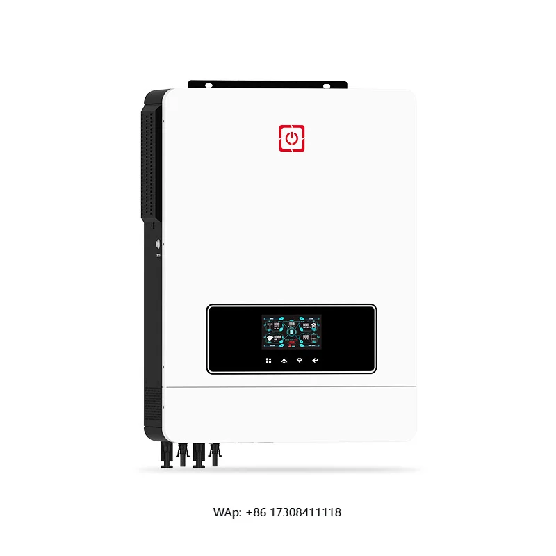 String Hybrid Solar Inverter 3KW AC Single Phase Controller IP65 500VDC 98% Efficiency Residential Use