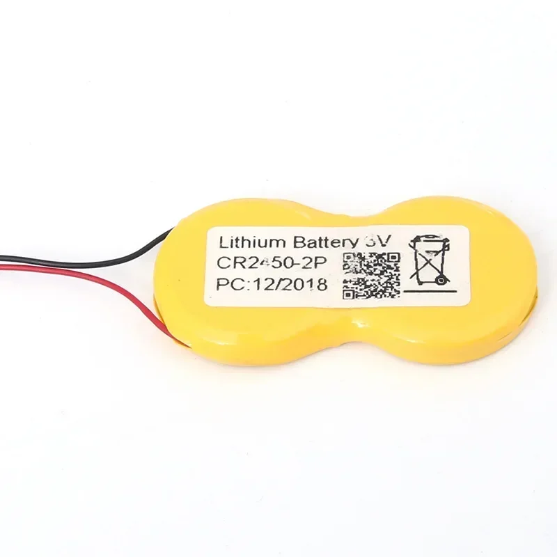 30Pcs CR2450-2P Two Parallel Button Battery Welding Wire Battery Lithium Battery Insulation Cup Electronic Price Tag