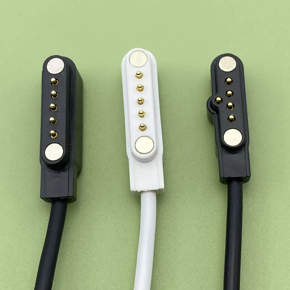 5-poliges magnetisches Ladekabel mit 2,54 mm Abstand, magnetischer Anschluss, Smartwatch-Armband, tragbares Gerät, magnetisches Lade- und Datenkabel – Detail 2