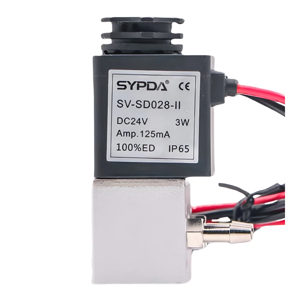 

Электромагнитный клапан SYPDA SV-SD028 Двухходовой электромагнитный клапан Трехходовой клапан с чернильным картриджем 3 Вт для планшетного струйного УФ-принтера