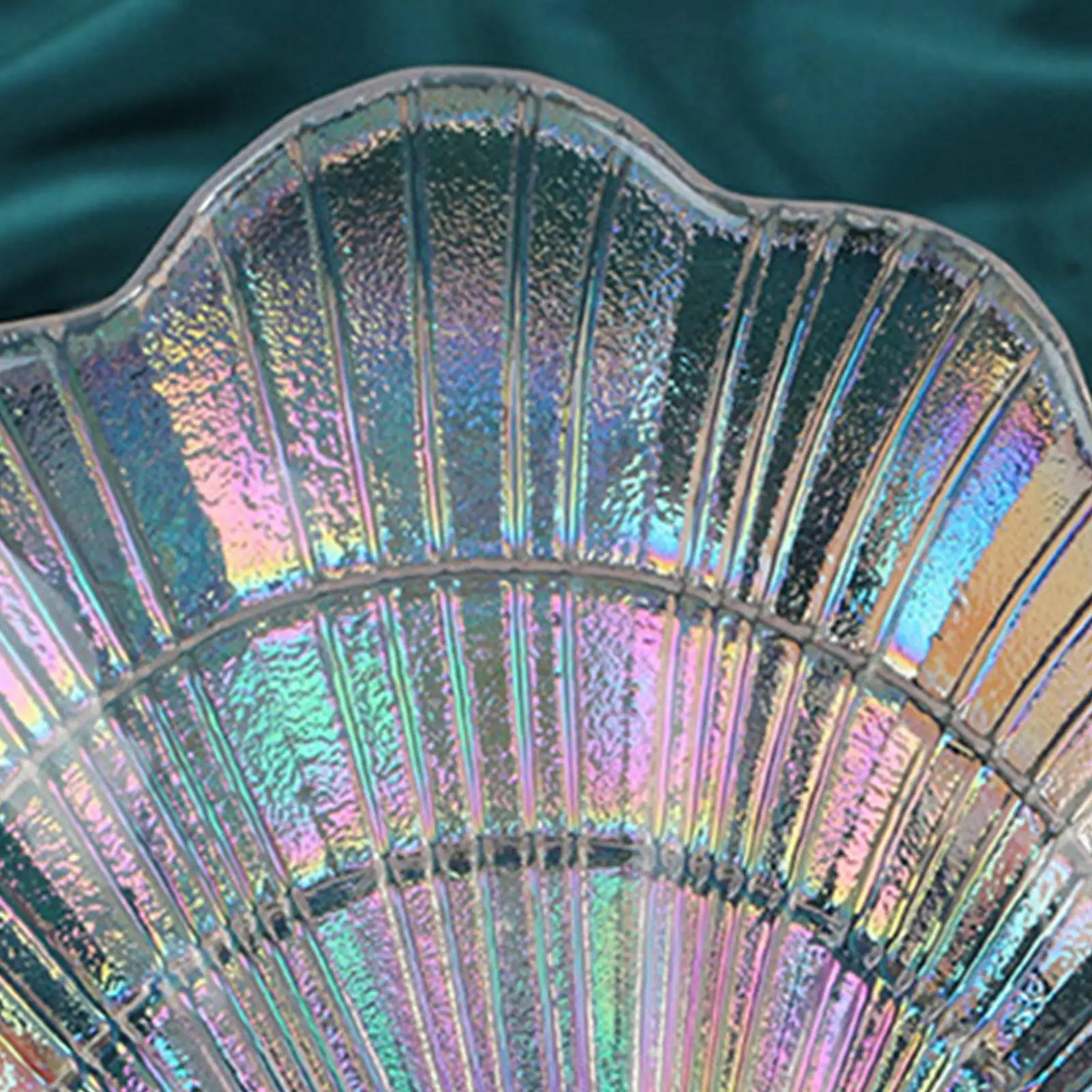 Handy Glass Jewelry Tray Shell Shaped Ring Dish Storage for Ear Studs Trinket Necklace Cosmetic Organizer Home Office