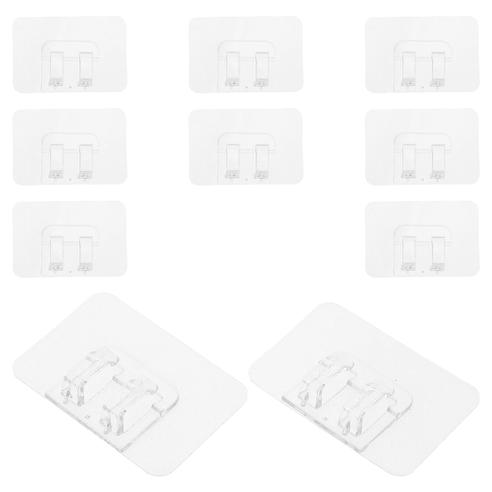 

10pcs Car Floor Mat Clips Anti Slip Double Sided Tape Holder Stickers Removable Plastic Fastener Grips Mats Trunk Pad