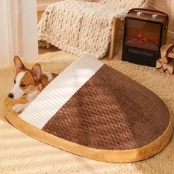 Kennel Sleeping Bag Winter Warm Removable and Washable Closed Quilt Teddy Corgi Small and Medium Dogs Cat Nest Pet Supplies