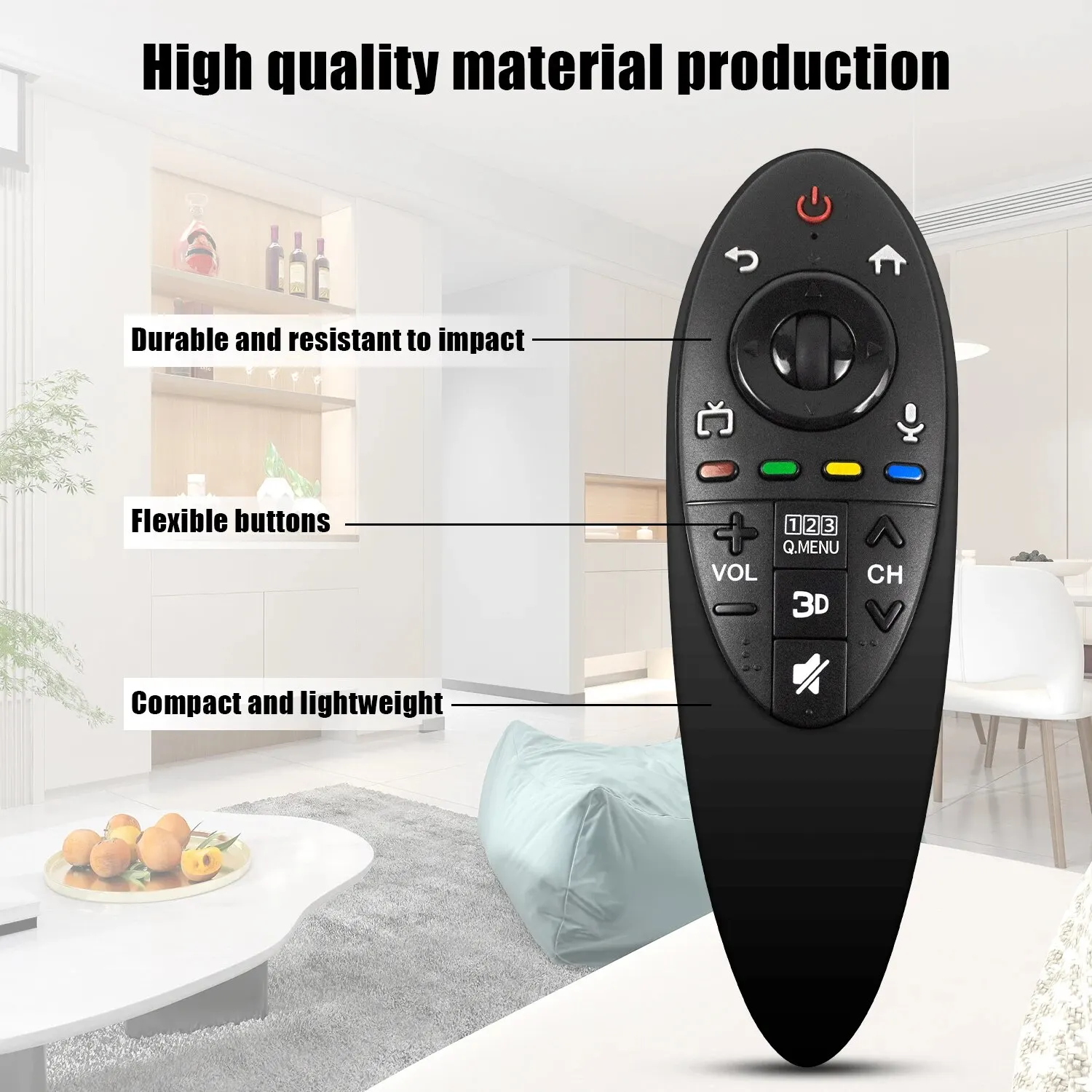 AN-MR500G Replace Remote Control for LG Smart LED TV 39LB6500 42LB6300 42LB6500 47LB6300 50LB6300 No VoiceFunction