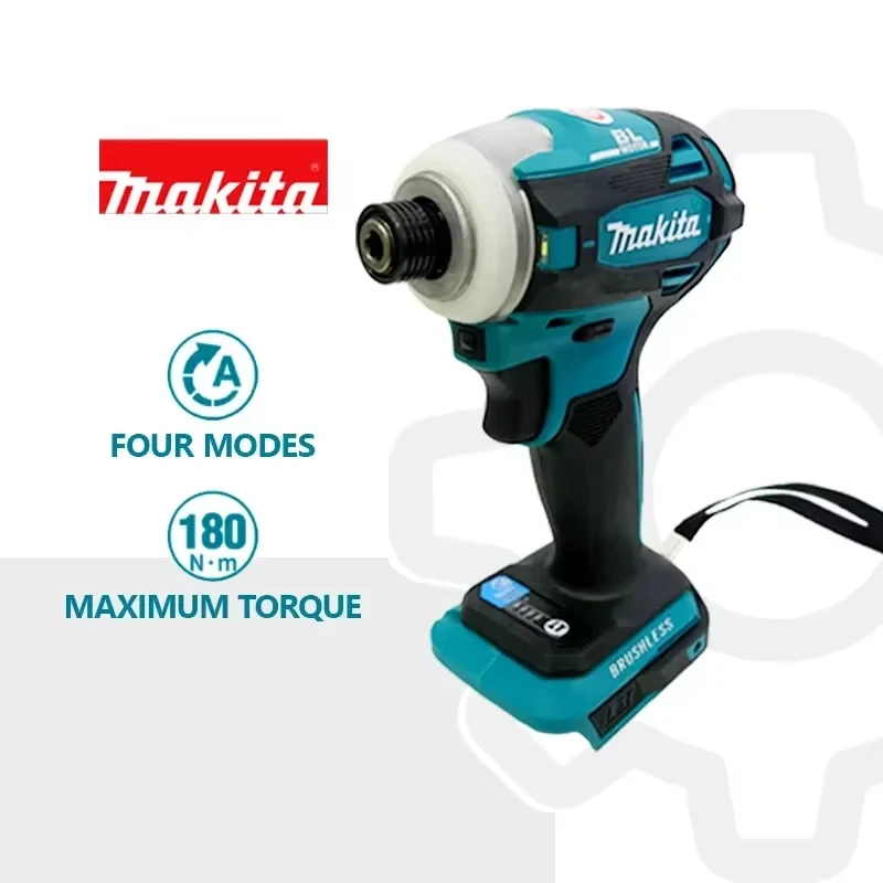 Makita DTD172 180N.M Cordless Impact Driver LXT 18V BL Brushless Power Tools Motor Electric Drill Wood/olt/T-Mode Rechargeable