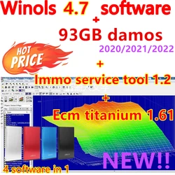 2023 heiß verkaufen winols 4.7 93gb winols damos big pack ecm titan 26100 immo service tool v2.0 alle daten auto reparatur software