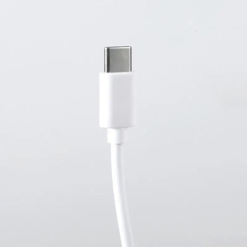 F62C 120cm USB to Type C Power Cable Extension Cord with Switching Button for Type C Tablet Phones Laptops and Other Gadgets