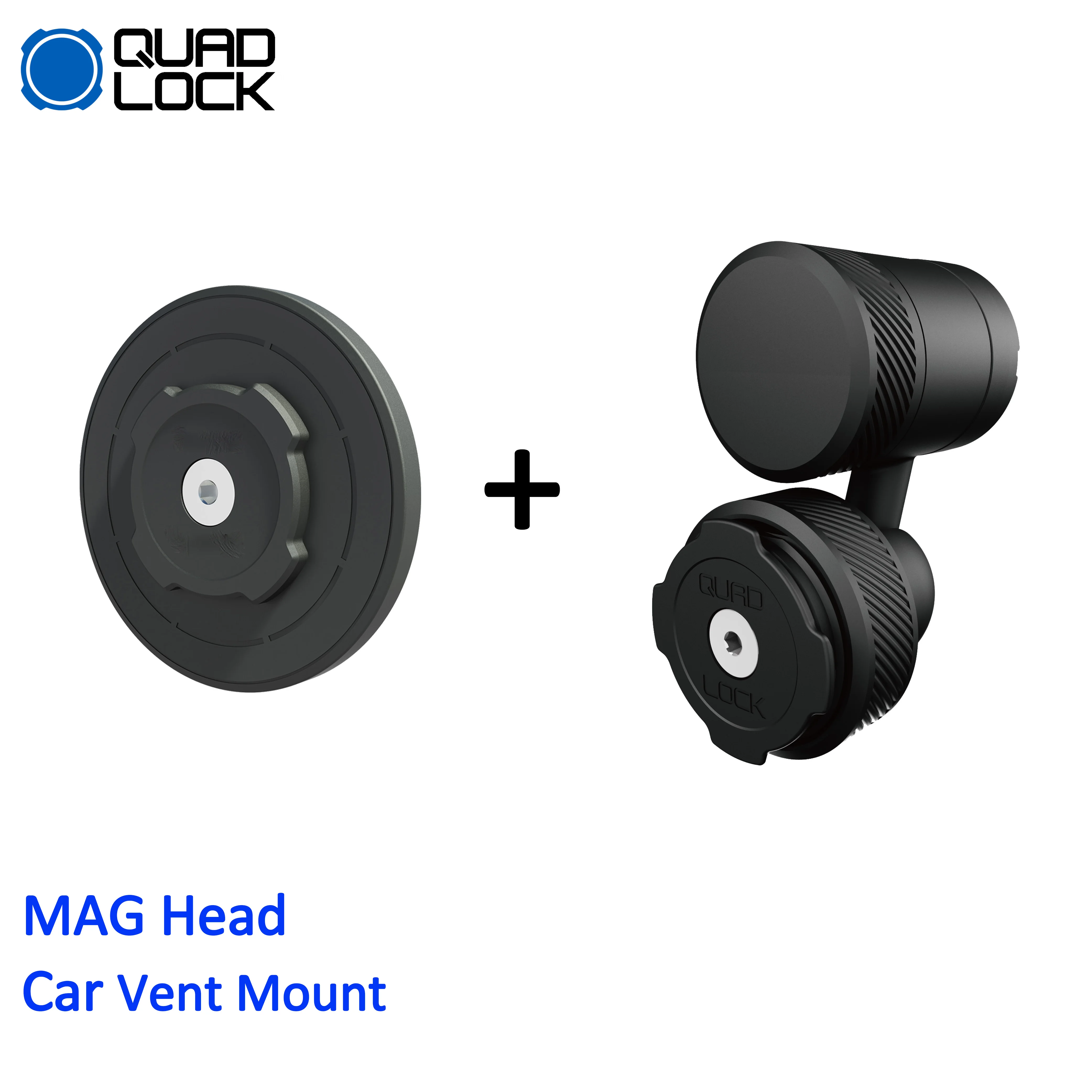 

Крепление для телефона с четырьмя блокировками — головка MAG и клейкое крепление для приборной панели/консоли