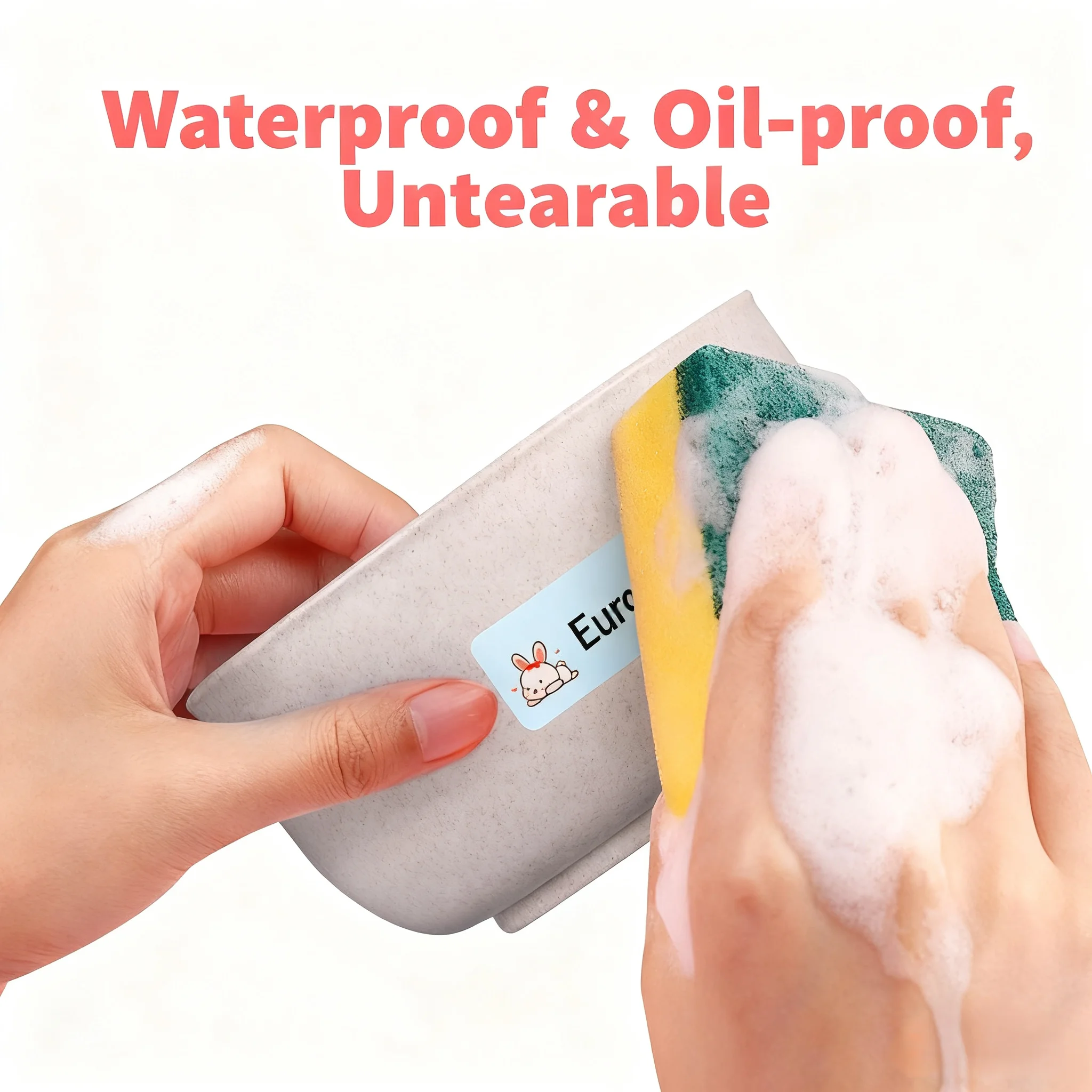 

Personalized Waterproof Animal Stickers for Kids - Custom Name Labels School Supplies, Durable Party Favors & Gifts