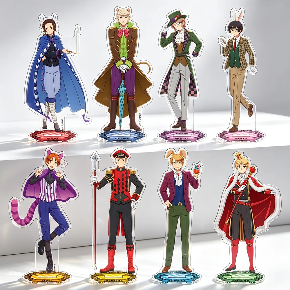 Hetalia World Stars Alice in Wonderland Fantasy Theme Standee China Russia France Japan Italy Germany America Acrylic Keychain