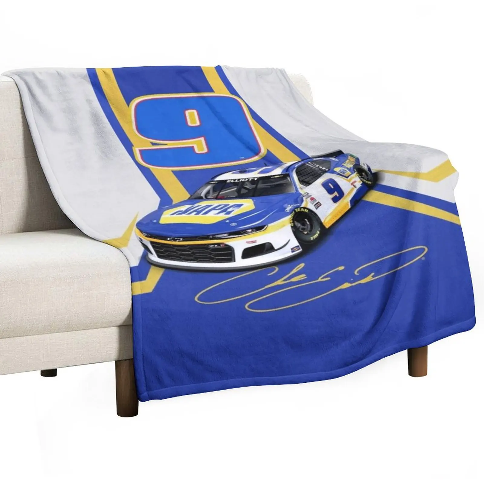 

chase elliott 2 Throw Blanket Decorative Soft Throw Blanket for Couch Sofa