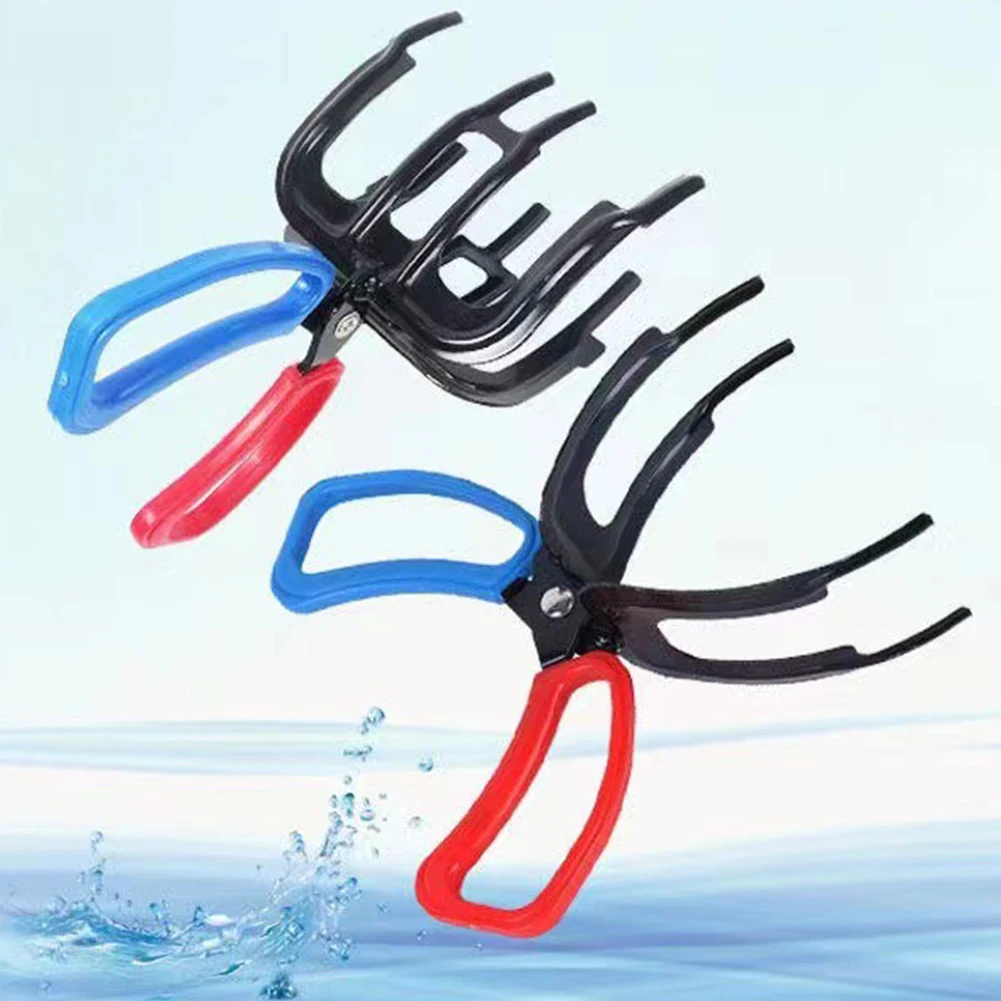 

2/3 Teeth Fish Control Clamp Multifunctional Angling Fishing Pliers ABS Fish Controller Tongs Fishing Tools Tackle