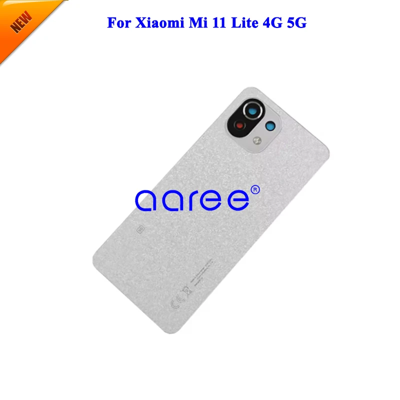 Grade AAA Back Cover Housing With Camera lens For Xiaomi Mi 11 Lite 4G  5G Back Housing Back Cover Door with Adhesive image 6