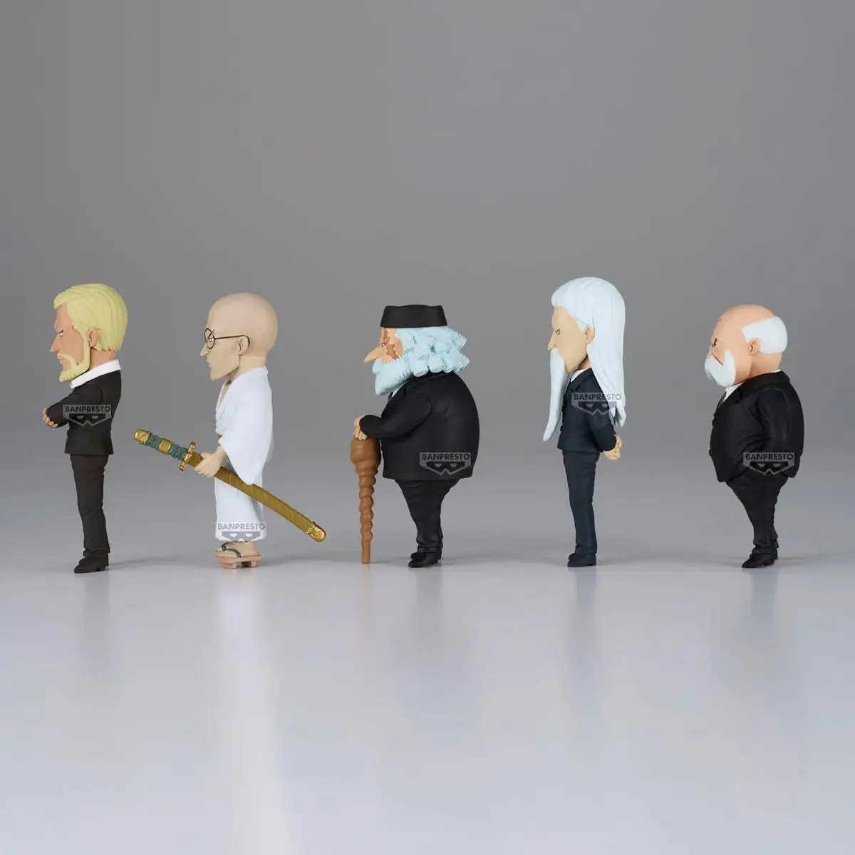 

Оригинальные BANDAI WCF ONE PIECE FIVE ELDERS ПВХ аниме фигурки экшн-фигурки модель игрушки