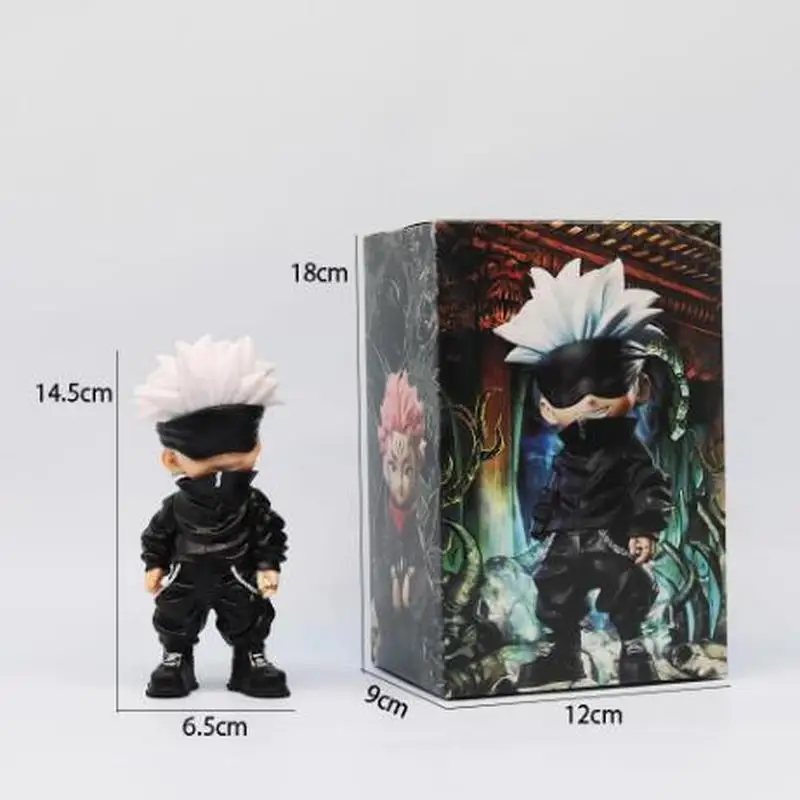 Jujutsu Kaisen Anime Action Figures, 13cm, Q Version of Gojo Satoru & Geto Suguru, Anime Model Ornaments, Gifts for Friends