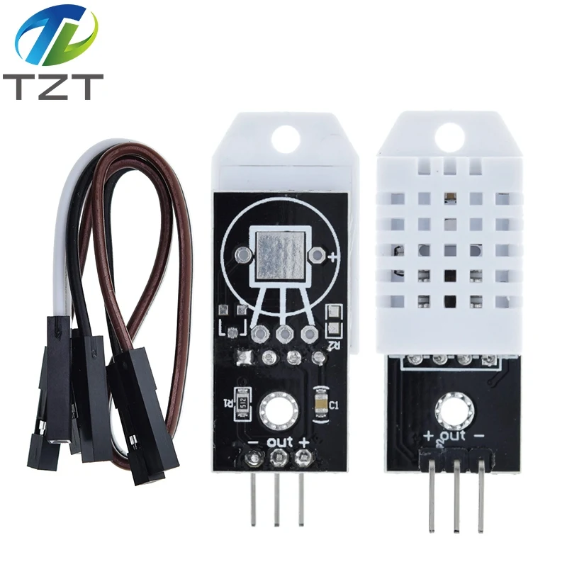 TZT 1/3/5PCS DHT22 Digital Temperature and Humidity Sensors AM2302 Module With Cable For Arduino