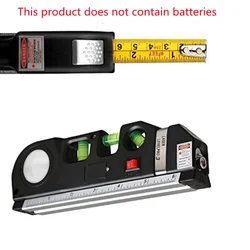 Multifunktions 4 in1 Infrarot Laser Level Cross Linie Laser Band Measurment Mehrzweck Hand Werkzeug