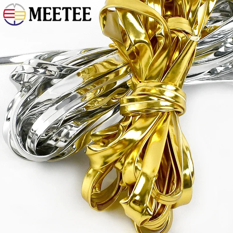 5Meters Meeetee 5-50mm PU Rope String Leather Cords Ribbons DIY Hair Garment Strap Accessories Bracelet Jewelry Making Material