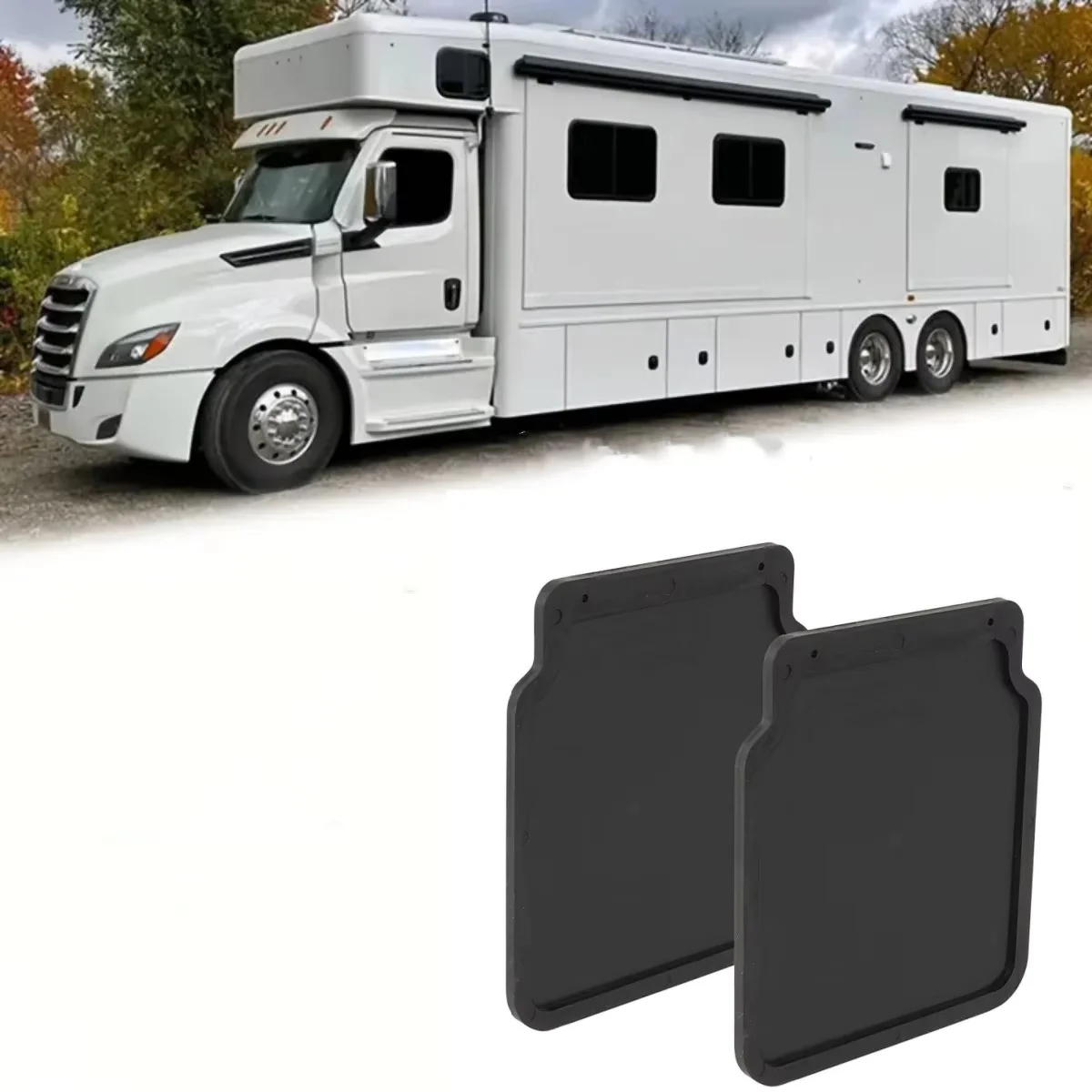 

2Pcs 23x20cm Mud Flaps Caravan Trailer Splash Guard Splash Flap For Motorhome Universal Mudguard For Rv Accessories