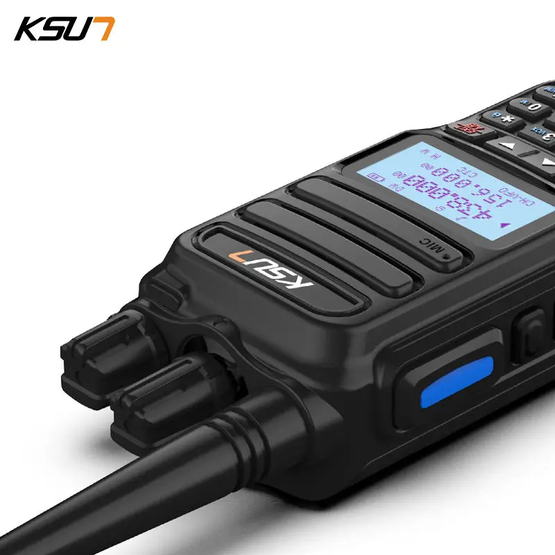 KSUN UV88D NOAA 10 Вт двухдиапазонная UHF VHF двусторонняя радиостанция портативная беспроводная рация дальнего действия