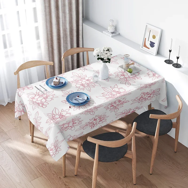 Elegant Red Floral …