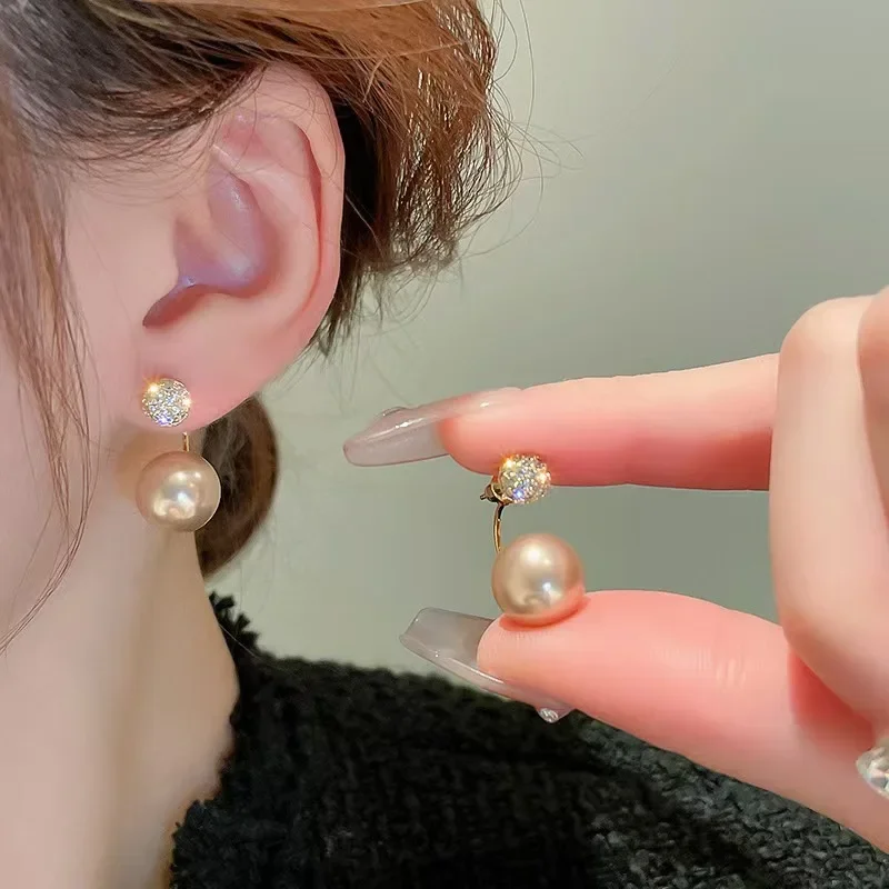 

Temperament Sweet Imitation Pearl Earrings for Women Engagement Wedding Party Fashion Versatile Ear Accessories Gifts