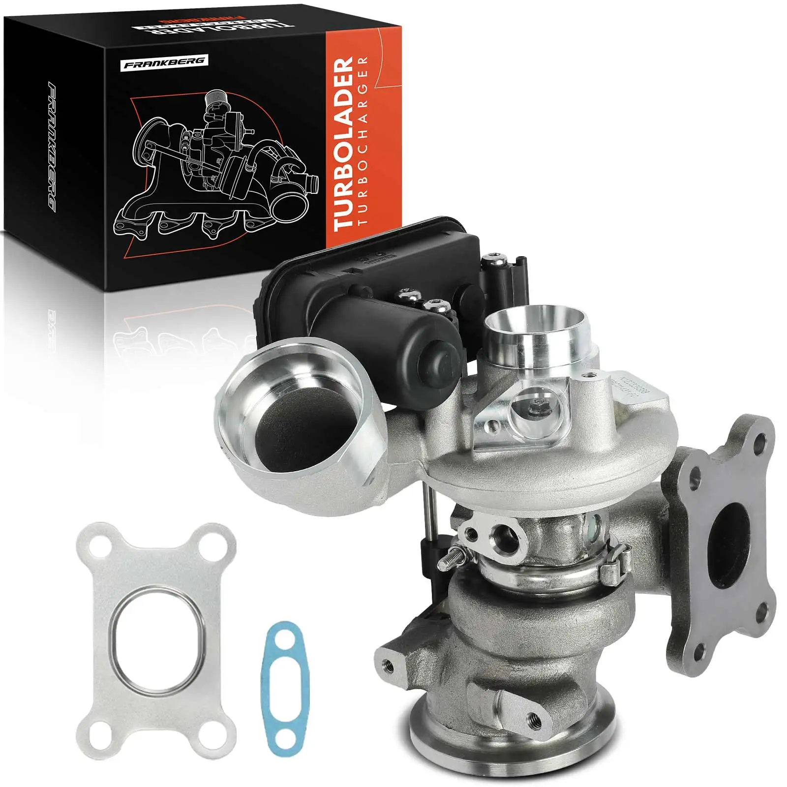 Frankberg 1x Uitlaat turbocompressor voor VW Golf Passat Tiguan Touran Audi A3 Cabriolet Sedan Sportback Q2 Q3 Seat Skoda 600-080