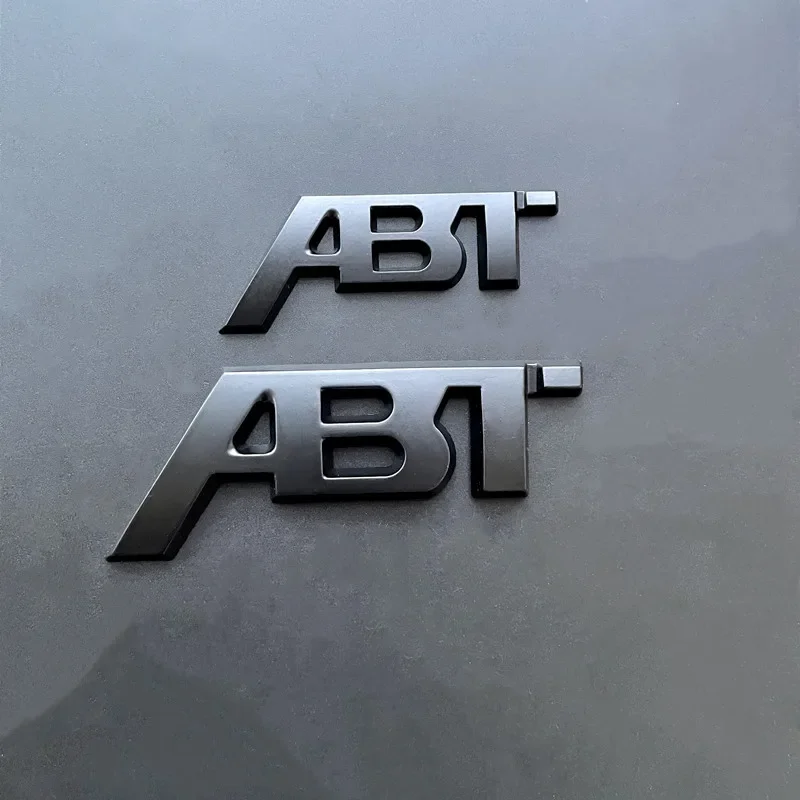ثلاثية الأبعاد المعادن ABT شعار رسائل شعار السيارة شارة لأودي A5 A7 A1 SQ5 TT RS6 RS3 Q7 Q5 Q8 A3 VW Golf 7 ABT ملصق اكسسوارات