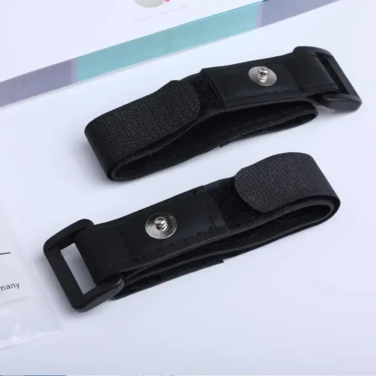 2pcs（1pair） Black Microcurrent bracelet Cuff Wrist Straps Cables For Healy or VariZapper / VariGamma
