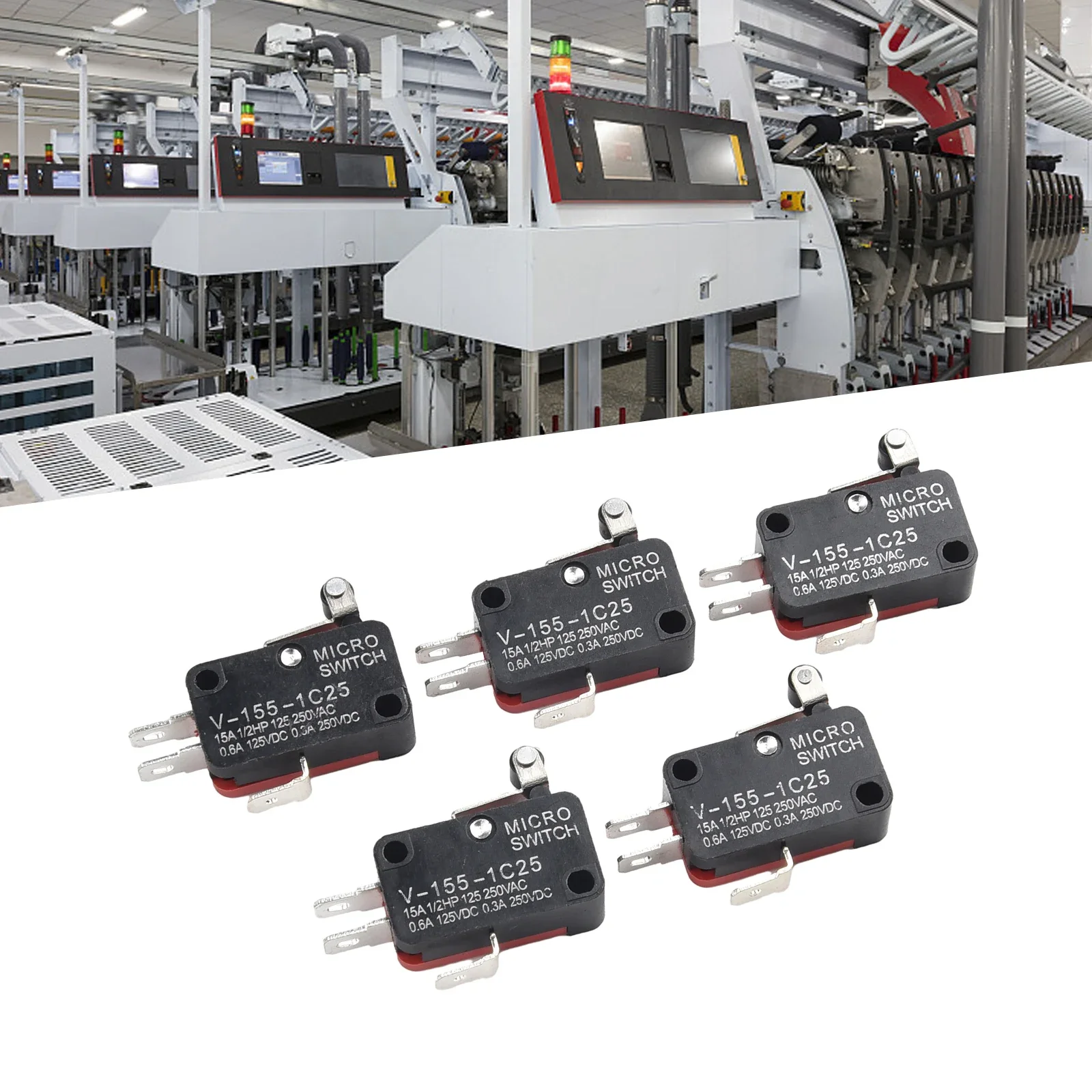 Tools Switch Circuits Control High-precision Limit Parts Self-reset Sensitive Travel 250N 3 Terminals Mechanism