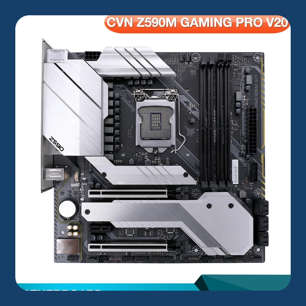 

CVN Z590M GAMING PRO V20 For Colorful Desktop Motherboard LGA 1200 Support 10 / 11 gen