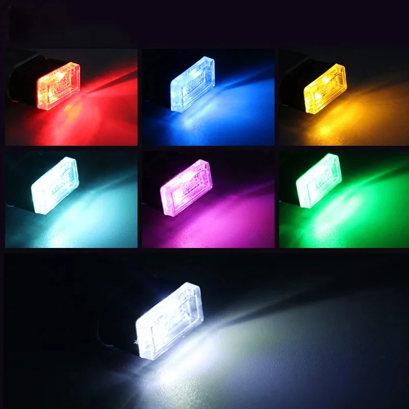 USB Atmosphere Light Projector Ceiling Starry Sky Lamp Romantic Party Roof Stars Car Bedroom   LED Decoration Night Lamp White