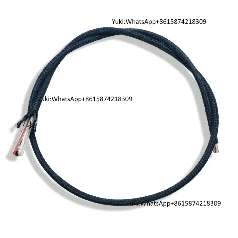 Paide CustomTethered Drone Cable 218AWG Tinned Copper Conductors 21SMF Fibers FEP Insulation Black Ballistic Braid