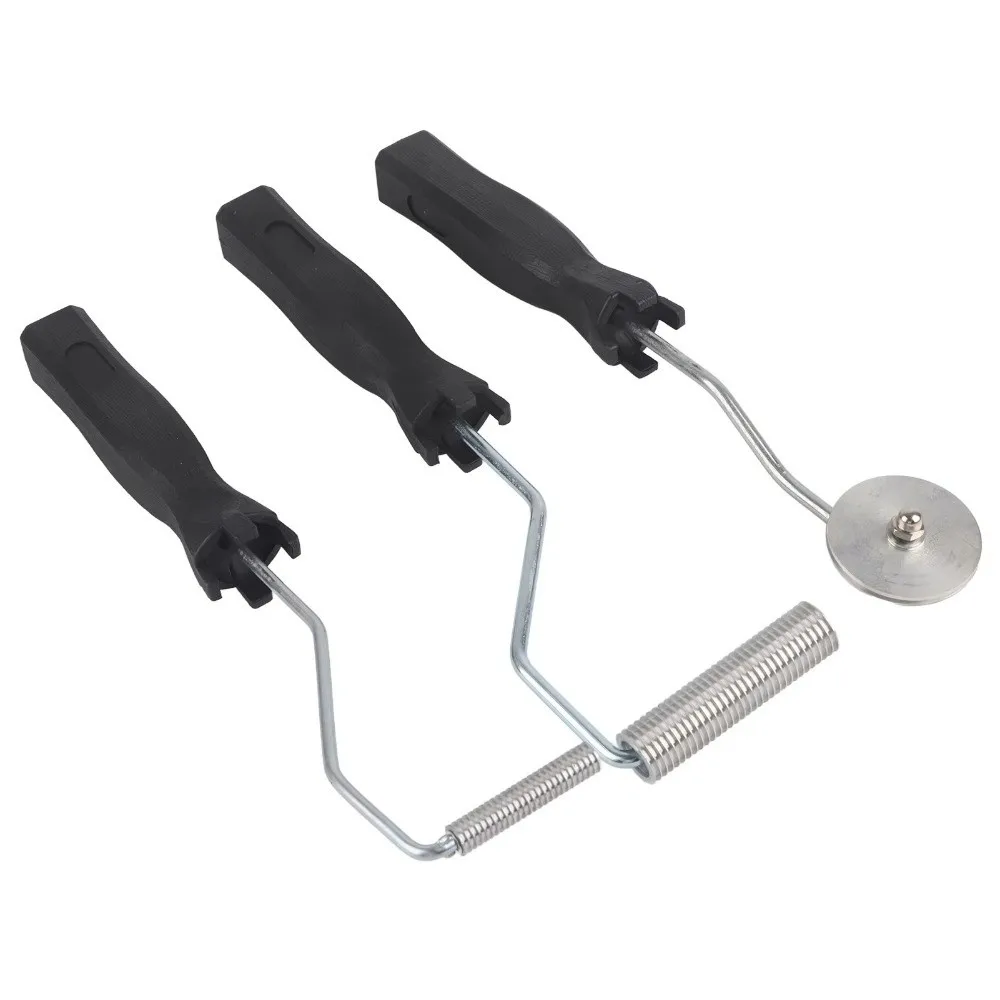 Aluminum Alloy Fiberglass Laminating Rollers ABS Air Bubble Removal Bubble Paddle Rollers Black and Silver