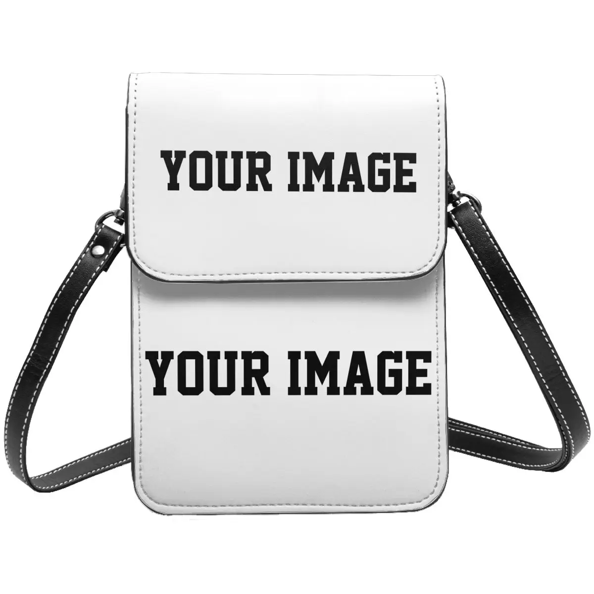 YOUR IMAGE Shoulder Bag Office Leather Mobile Phone Bag Woman Gift Reusable Bags