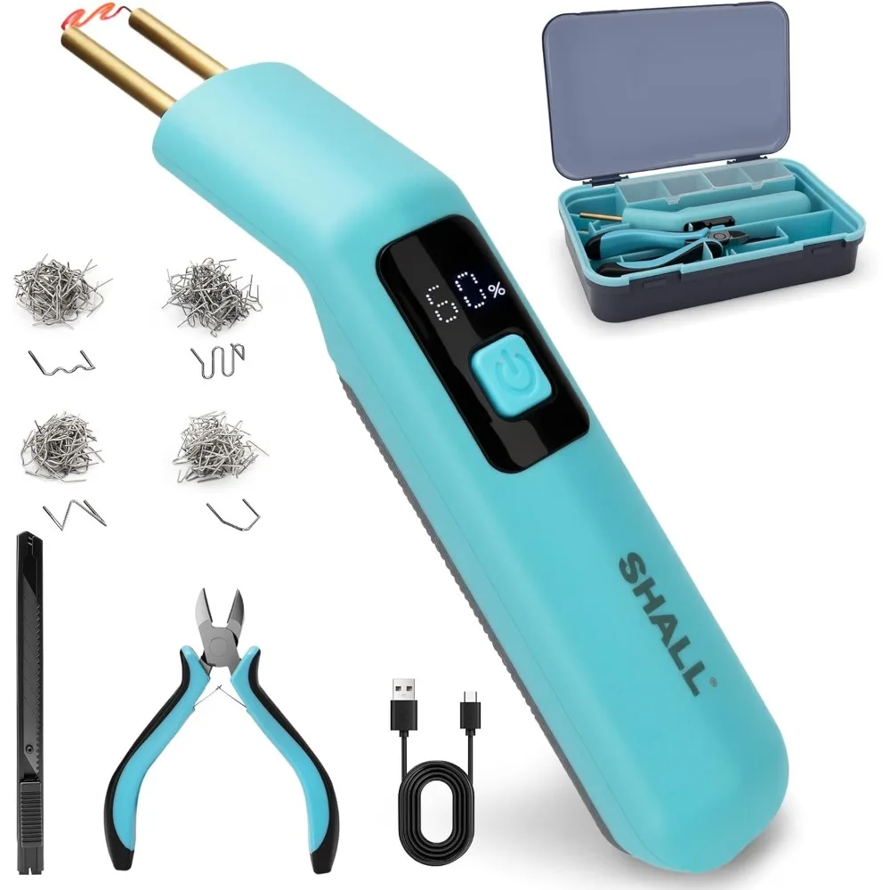 

Аппарат для сварки пластика SHALL, беспроводной комплект для сварки пластика с 200 степлерами, USB-перезаряжаемый комплект для сварки пластика с портативным хранилищем