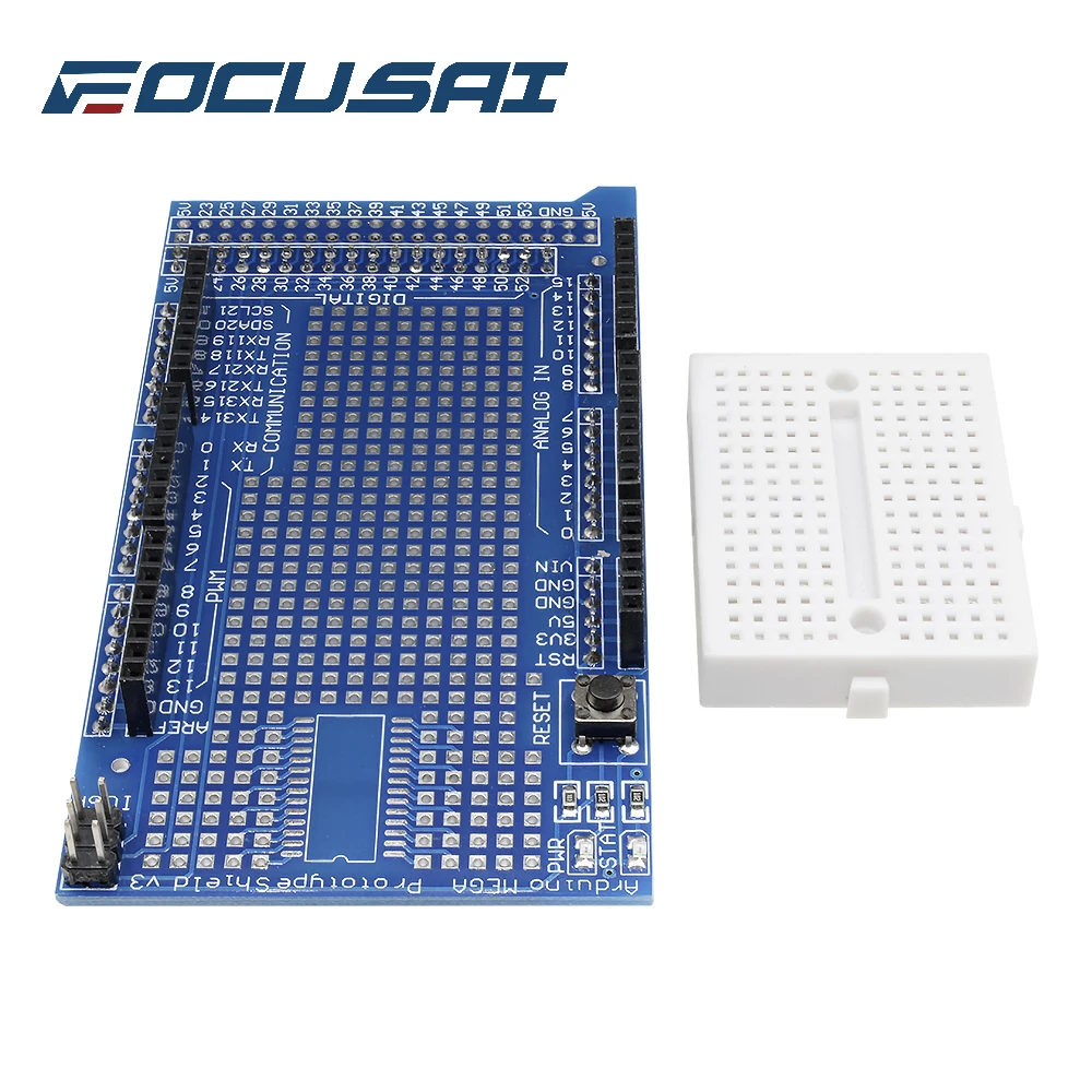FOCUSAI MEGA2560 bread prototype expansion board V3 Expansion Development Board Mini PCB Breadboard For Arduino