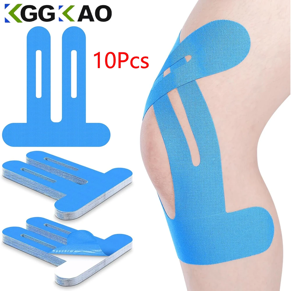 10PCS Kinesiology Tape for Knees,Waterproof & Elastic,Breathable Knee Tape,Athletic Tape Provide Support & Stability for Running